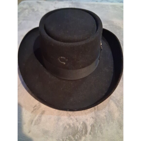 Charlie  Horse Hat xxxxx Men Black Wool Felt Western